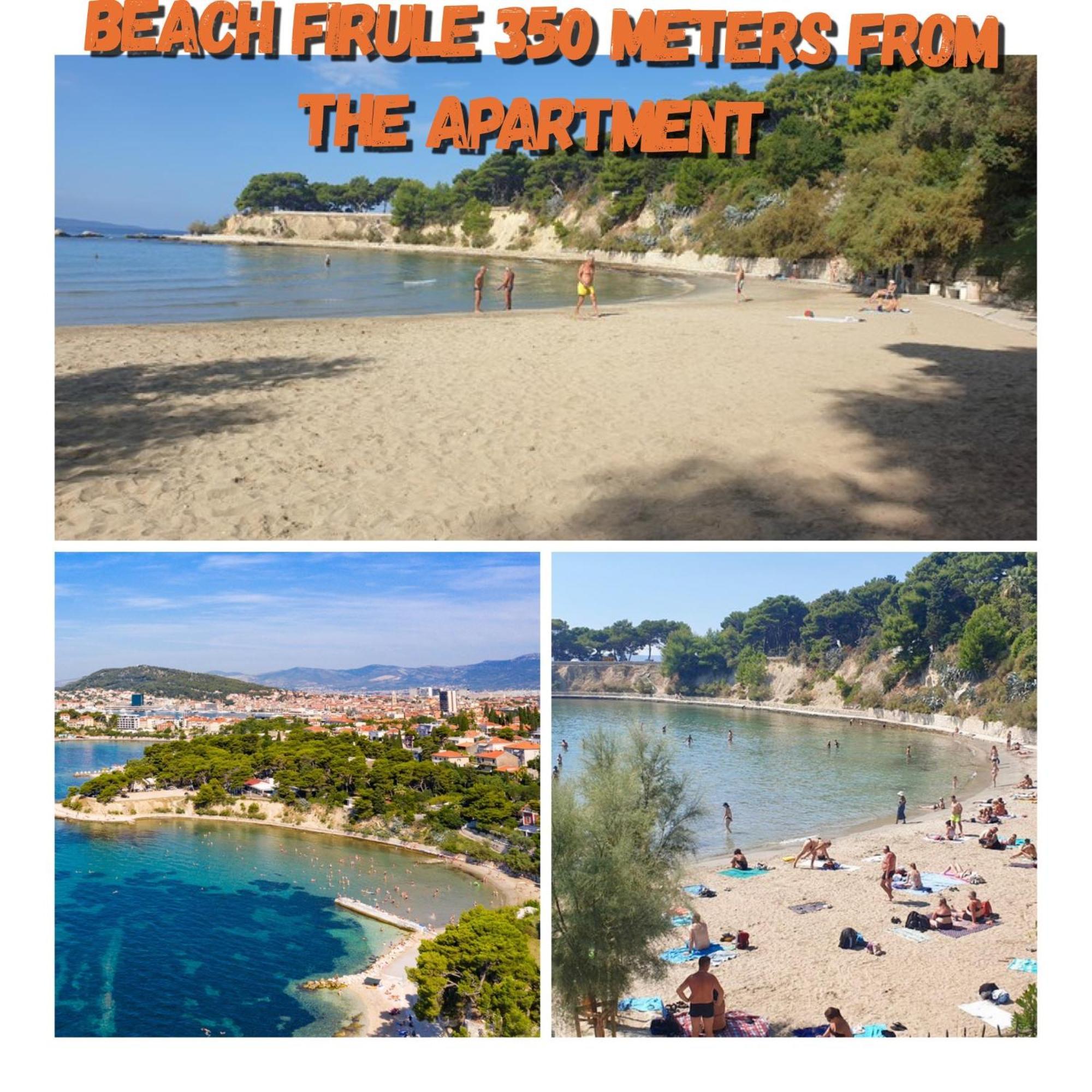 Apartment Bacvice Near The Beach Split Bagian luar foto