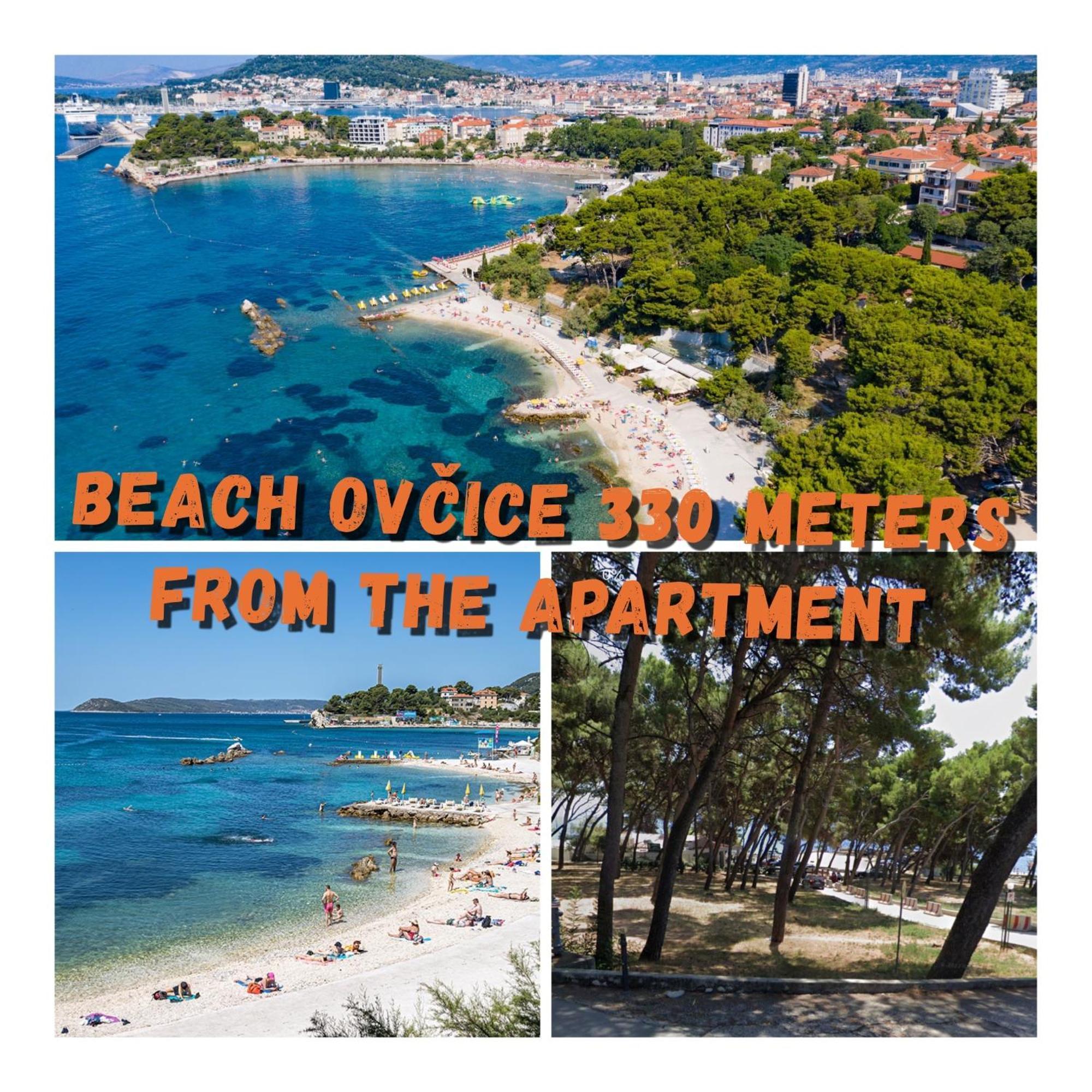 Apartment Bacvice Near The Beach Split Bagian luar foto